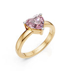 Heart Solitaire Ring For Women