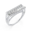 Luxury Split Shank Bar Accent Ring