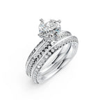 Premium Round Diamond Ring Set