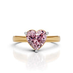 Heart Solitaire Ring For Women