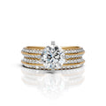 Premium Round Diamond Ring Set