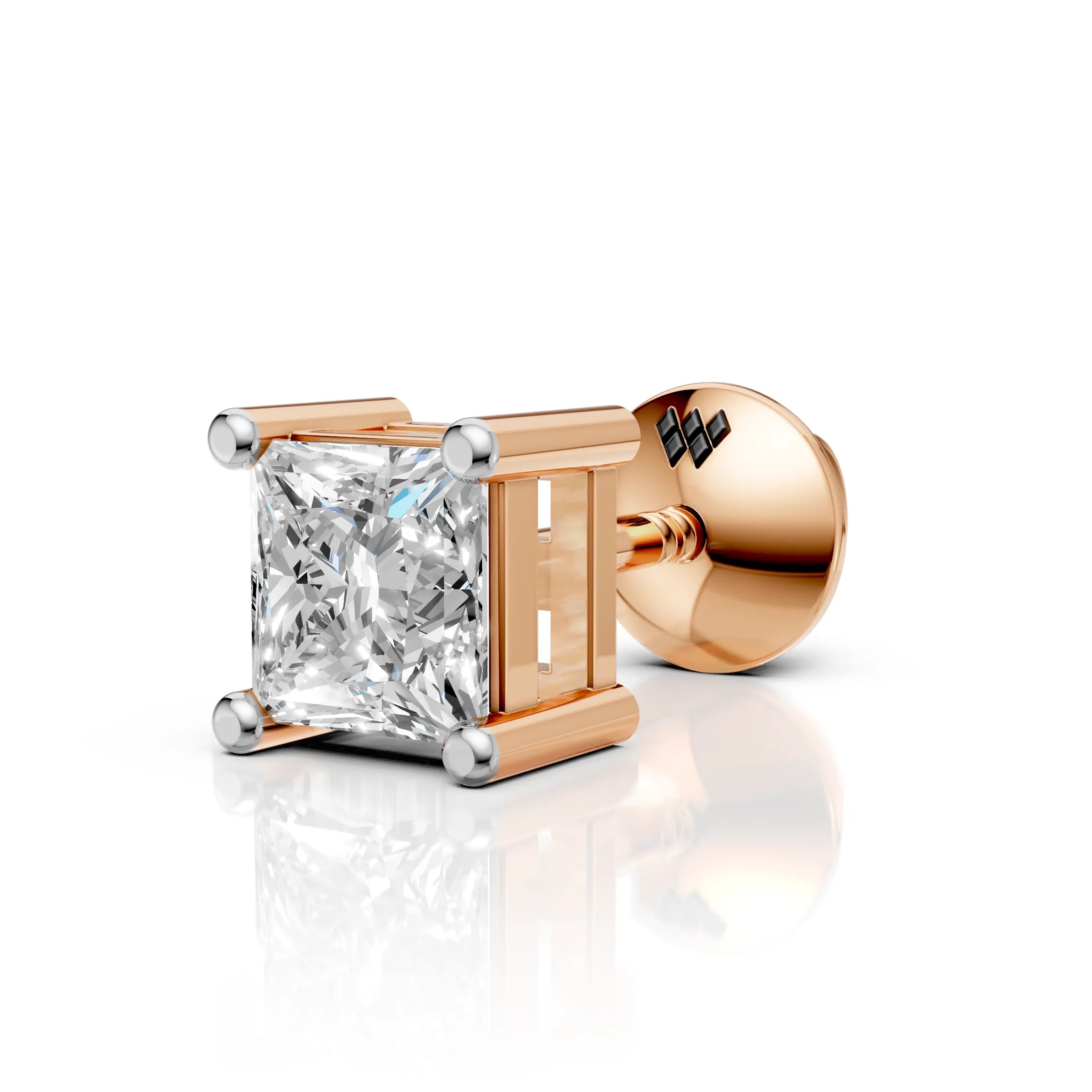 Princess Shape Earrings (1 PC)