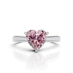 Heart Solitaire Ring For Women