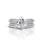 Premium Round Diamond Ring Set
