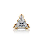 Triangle Claw Diamond Stud (1 PC)