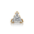 Triangle Claw Diamond Stud (1 PC)