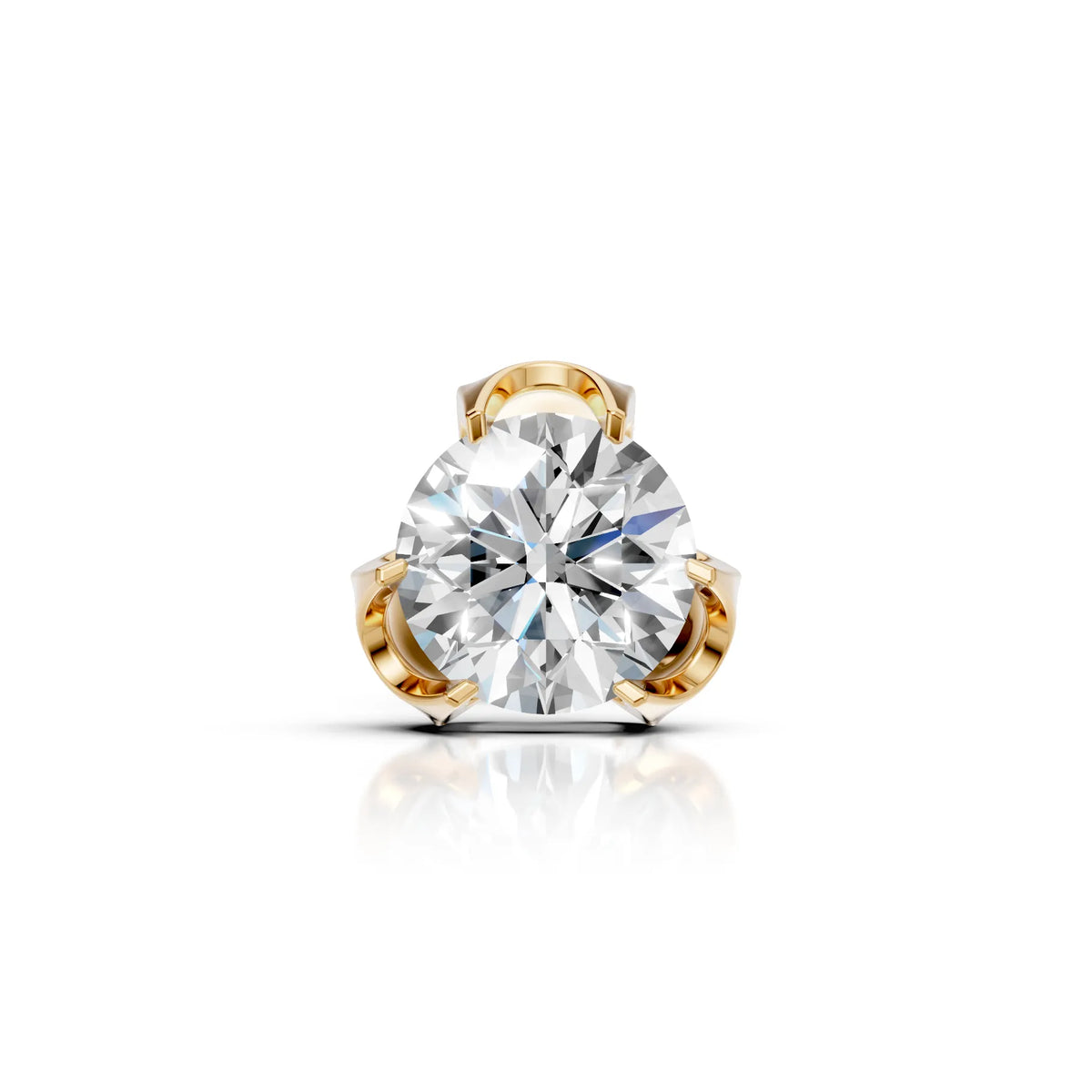 Classic Round Solitaire Diamond Stud (1 PC)
