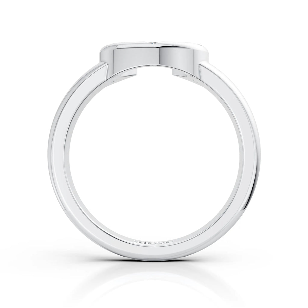 Modern Horseshoe Diamond Ring