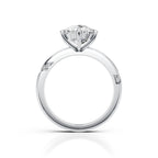 Portuguese Solitaire Split Shank Ring