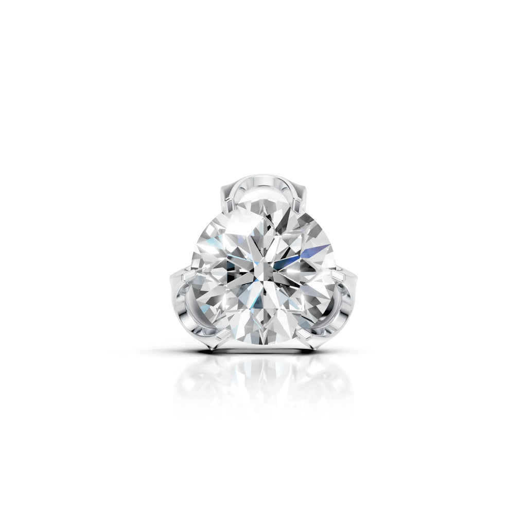 Classic Round Solitaire Diamond Stud (1 PC)