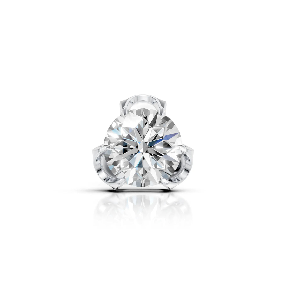 Classic Round Solitaire Diamond Stud (1 PC)