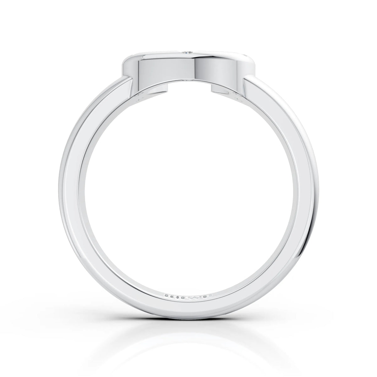 Modern Horseshoe Diamond Ring