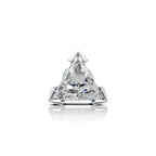 Triangle Claw Diamond Stud (1 PC)