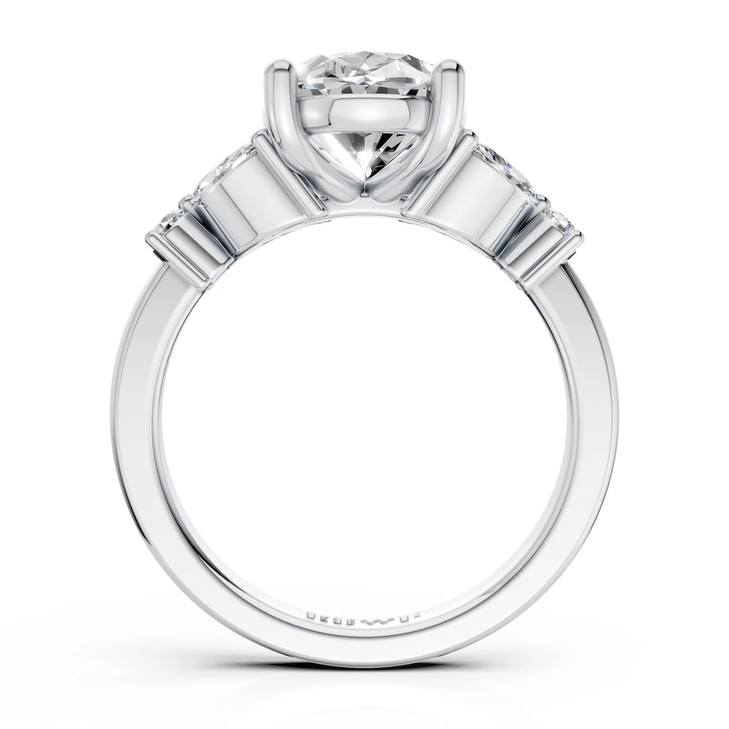 Oval Cut Three Stone Diamond