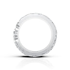 Textured Diamond Band Ring
