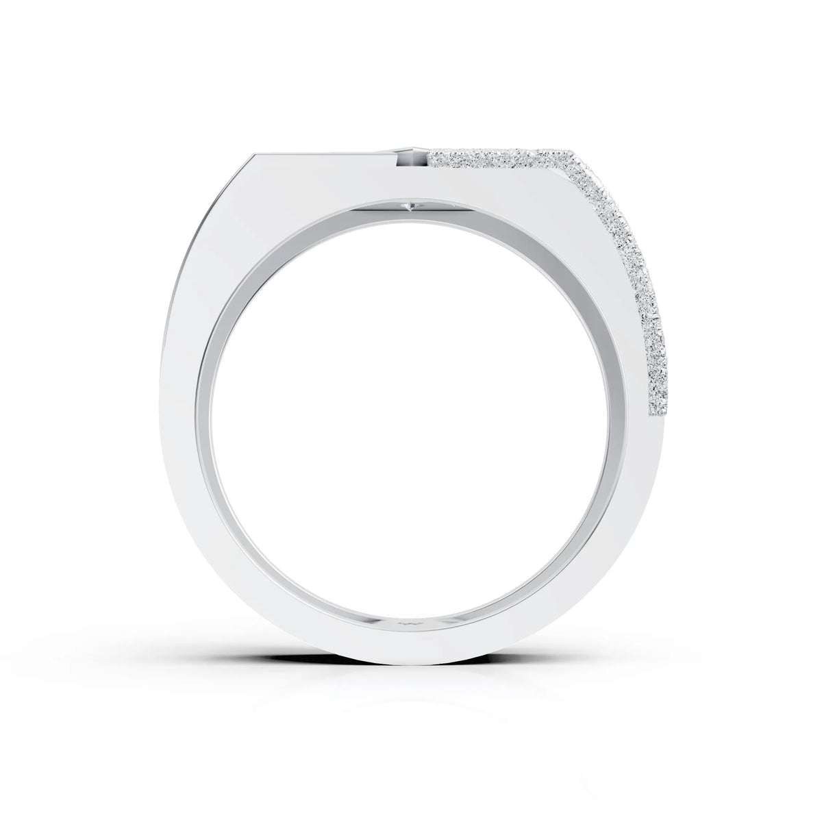 Geometric Diamond Ring
