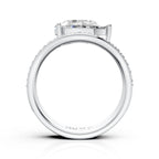 Infinity Twist Marquise Diamond Ring