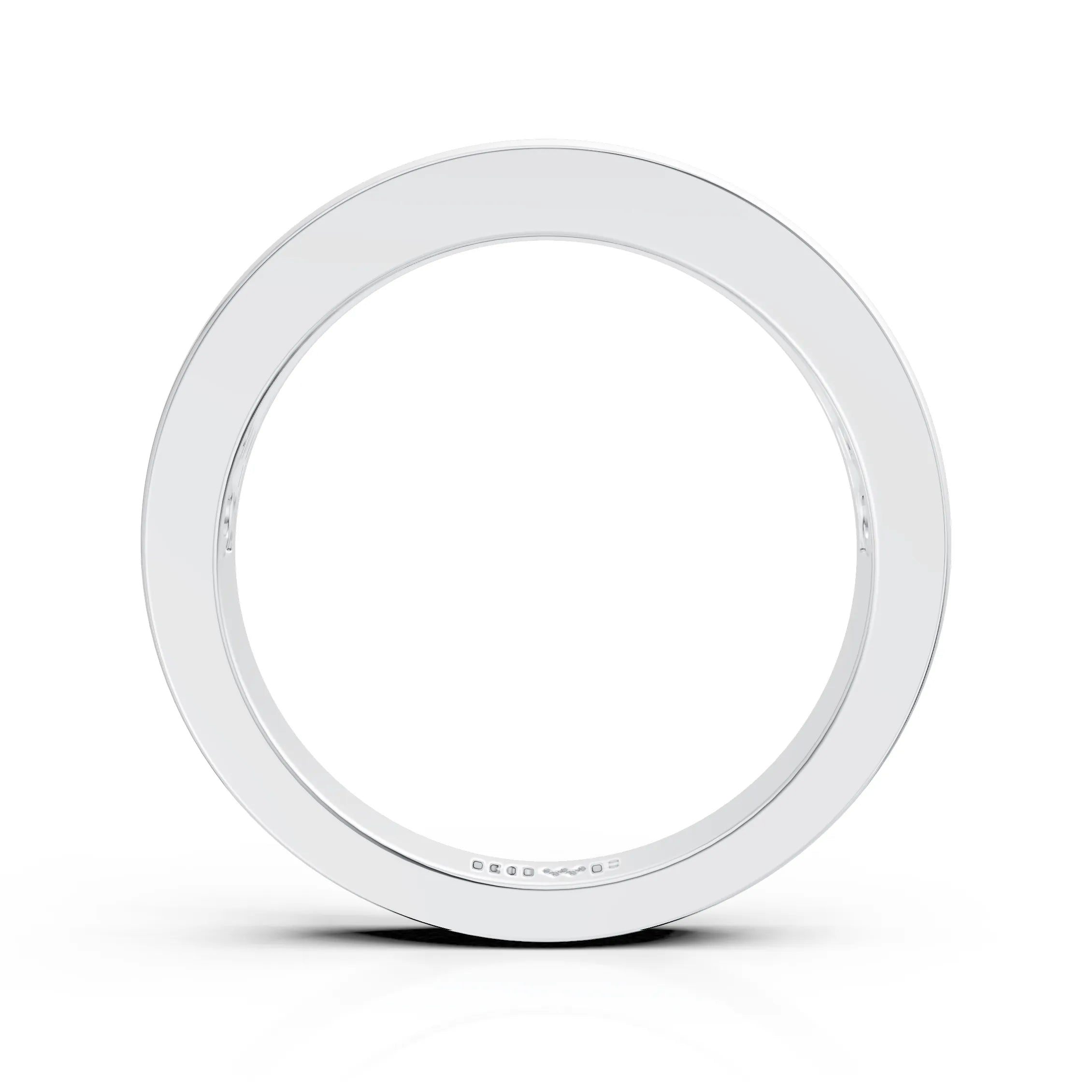 Channel Set Round Diamond Band Ring