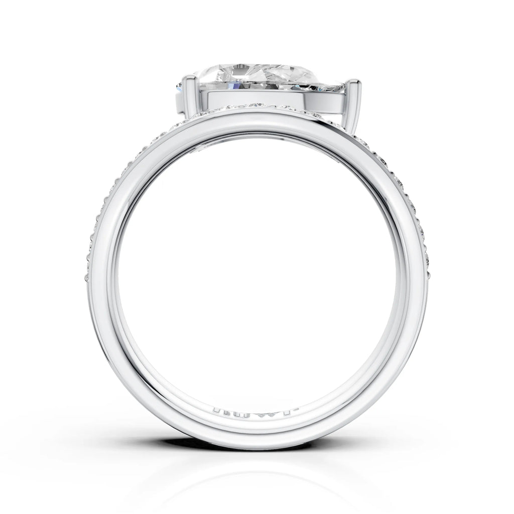 Infinity Twist Marquise Diamond Ring