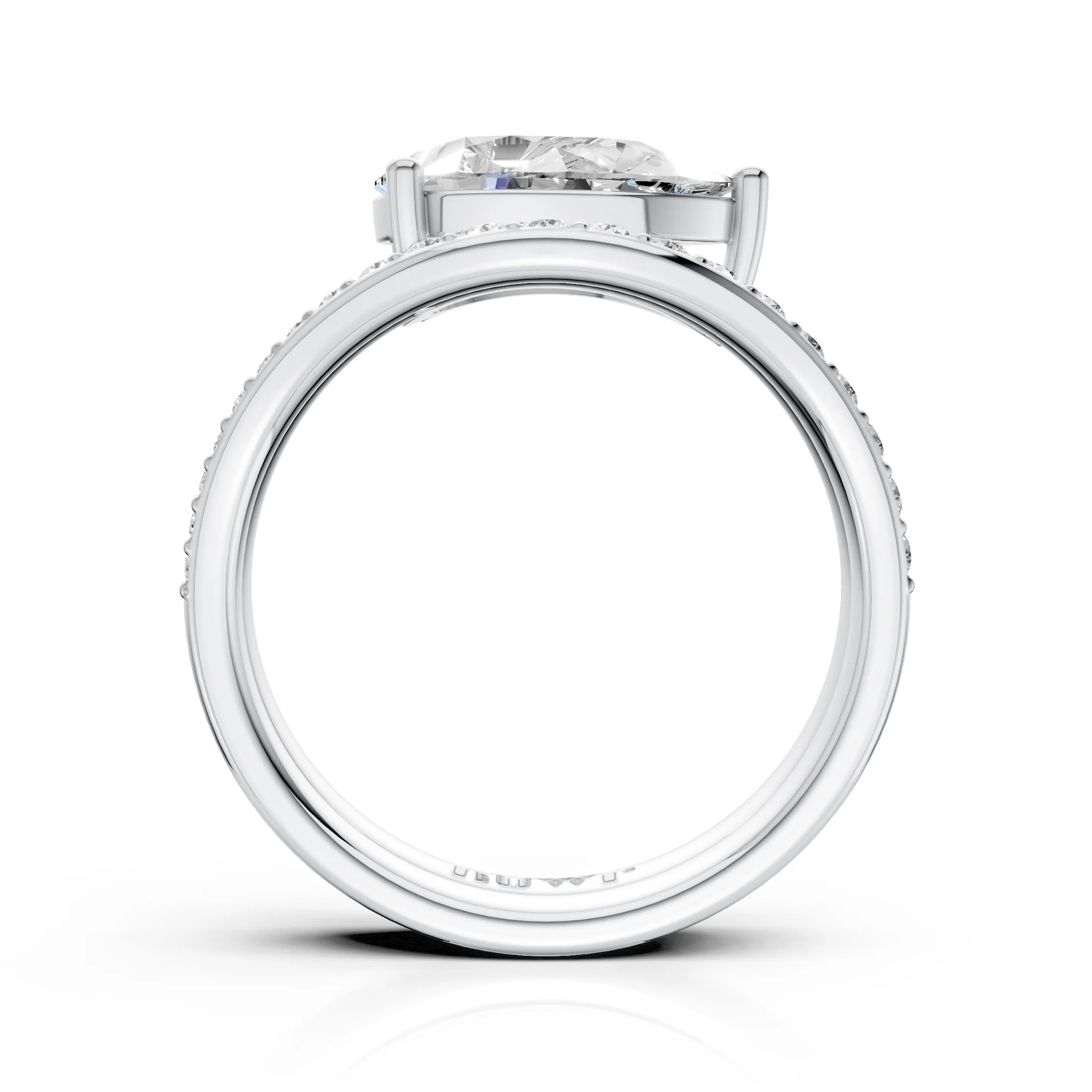 Infinity Twist Marquise Diamond Ring