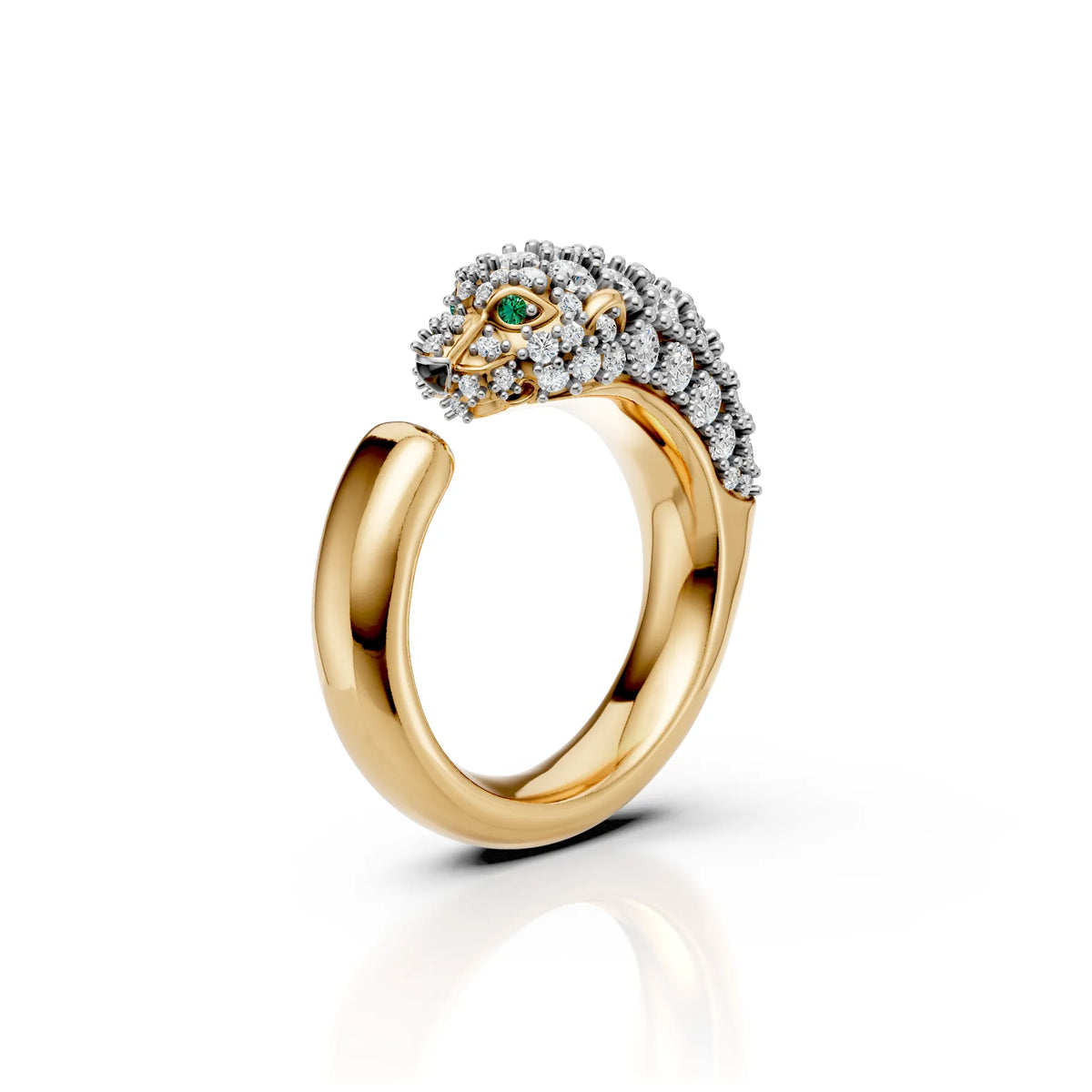 Diamond Leopard Luxe Ring