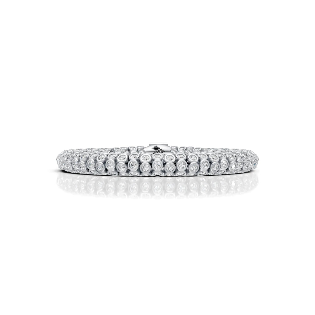 Classic White Diamond Rope Bracelet