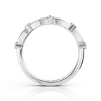 Modern Floral Diamond Ring