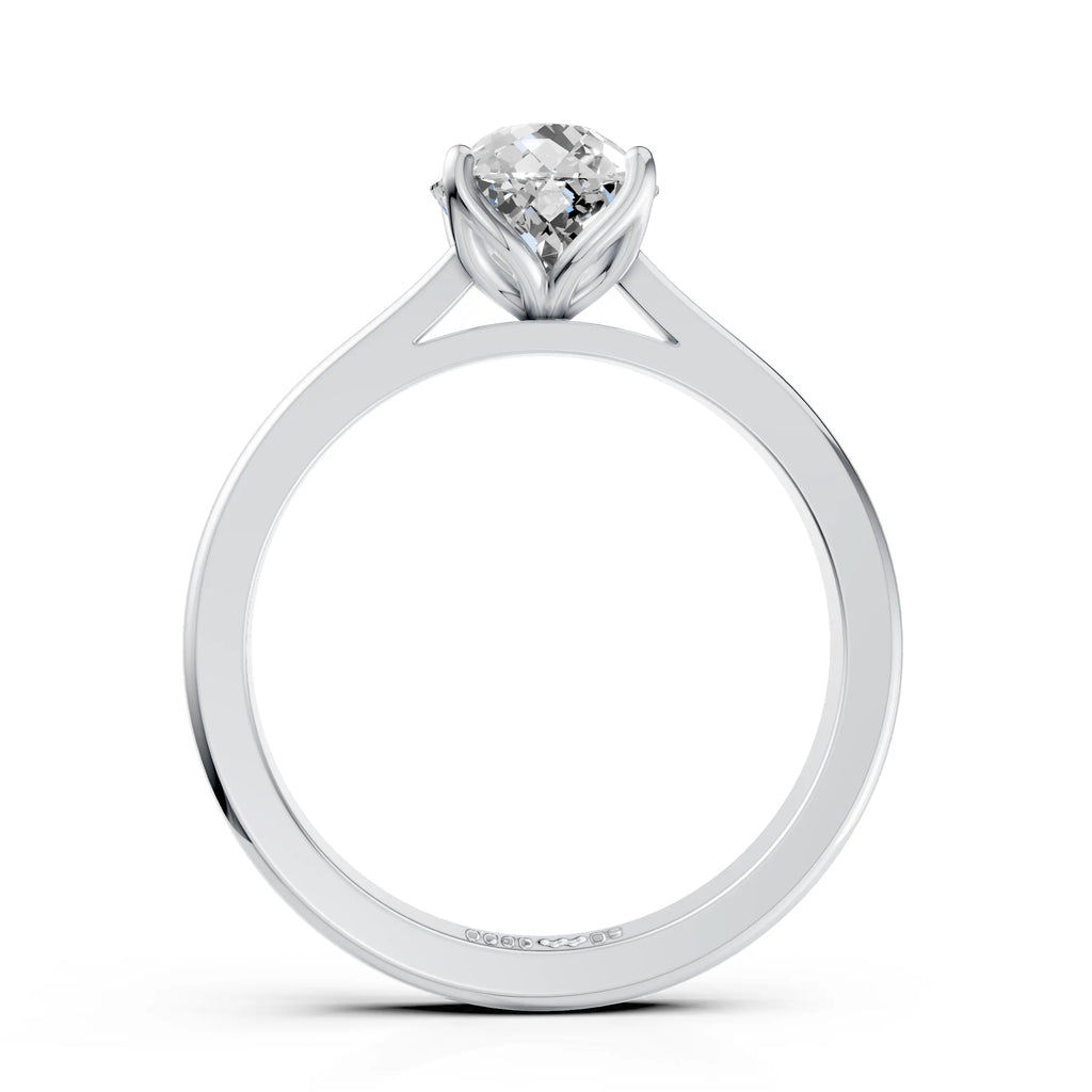 Portuguese Cut Solitaire Ring