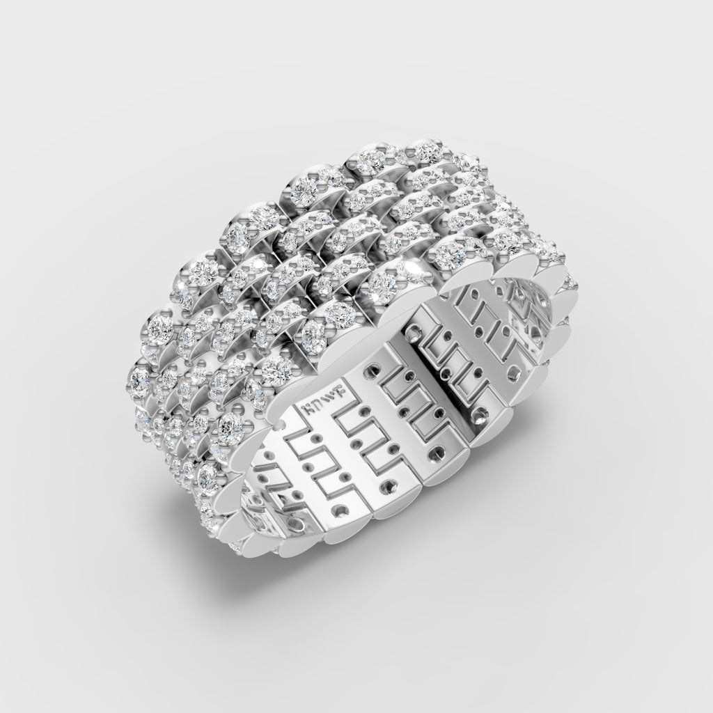 Cluster Band Ring