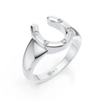 Modern Horseshoe Diamond Ring