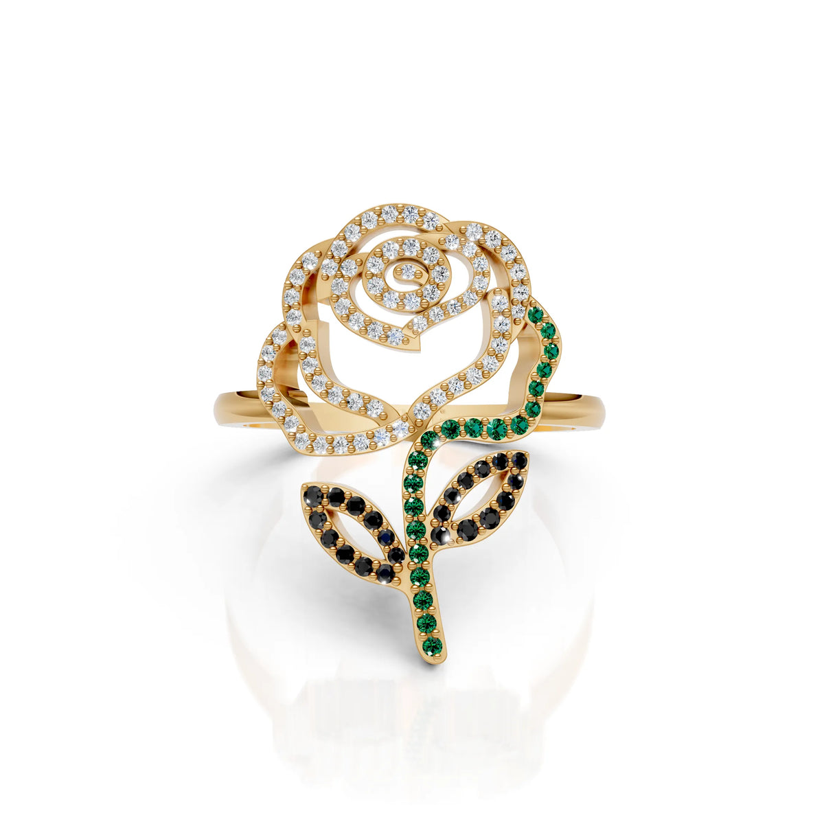 Multicolor Rose Ring