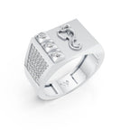 Ganesha Moissanite Statement Ring