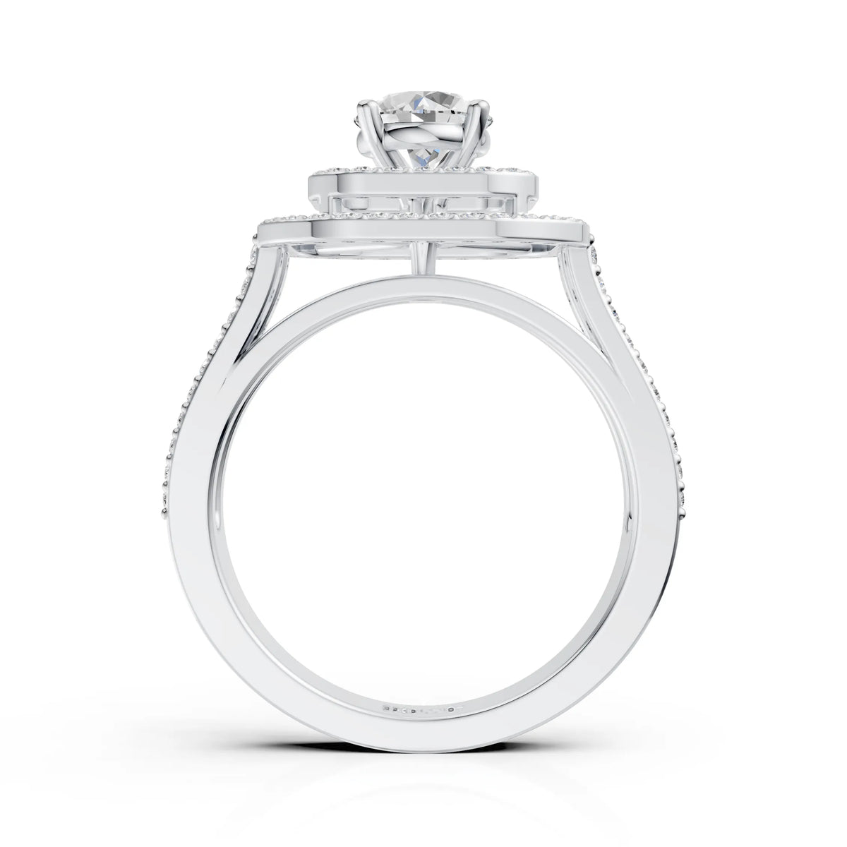 Square Halo Ring