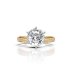 Portuguese Solitaire Split Shank Ring