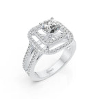 Square Halo Ring