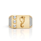 Ganesha Moissanite Statement Ring