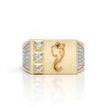 Ganesha Moissanite Statement Ring