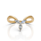 Marquise Diamond Butterfly Ring