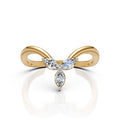 Marquise Diamond Butterfly Ring