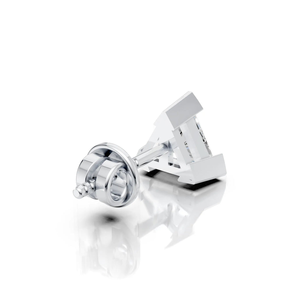Triangle Claw Diamond Stud (1 PC)