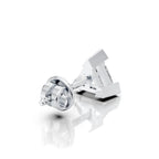 Triangle Claw Diamond Stud (1 PC)