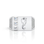 Ganesha Moissanite Statement Ring