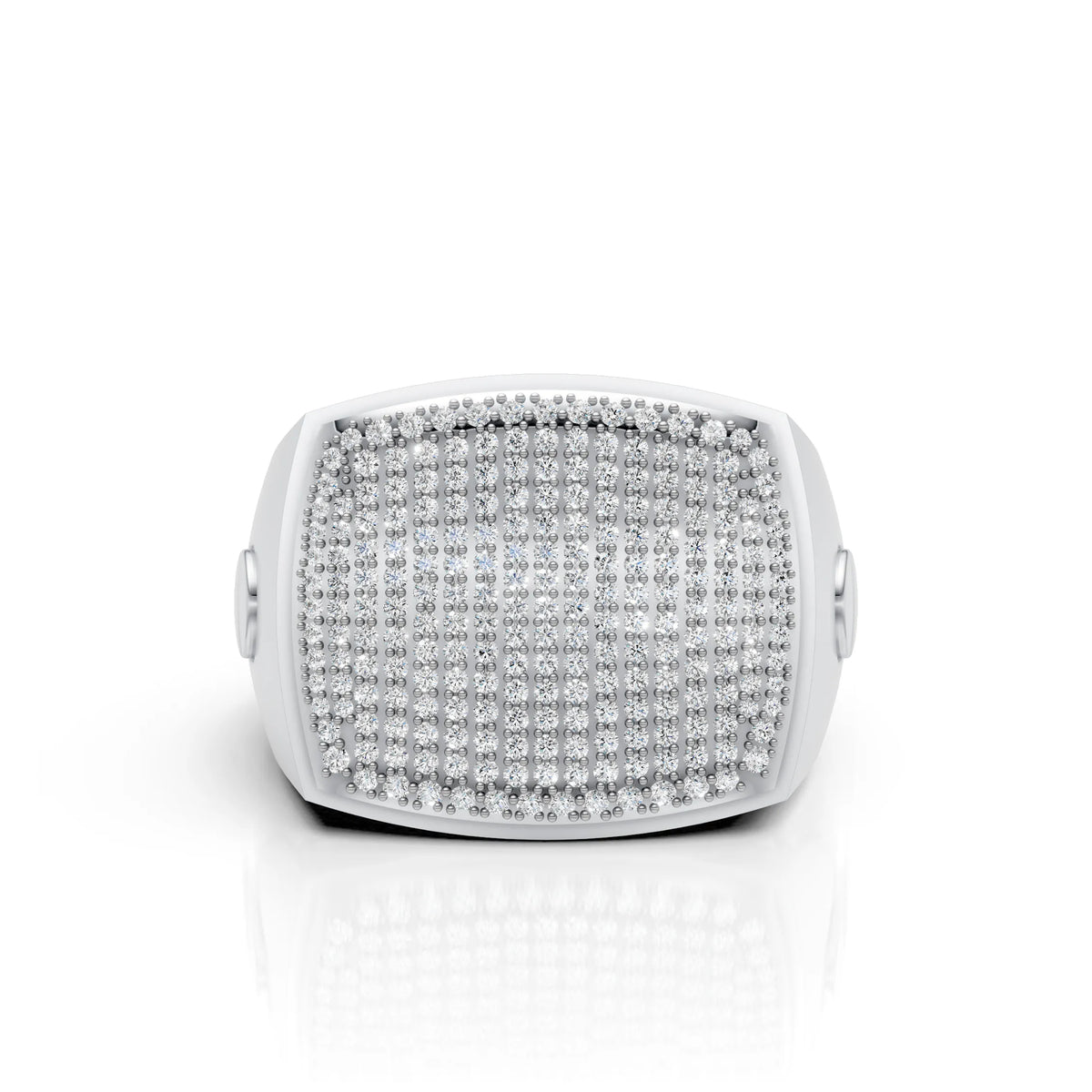Bold Square Ring in Premium