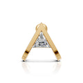 V-Shaped Triangle Diamond Stud (1 PC)