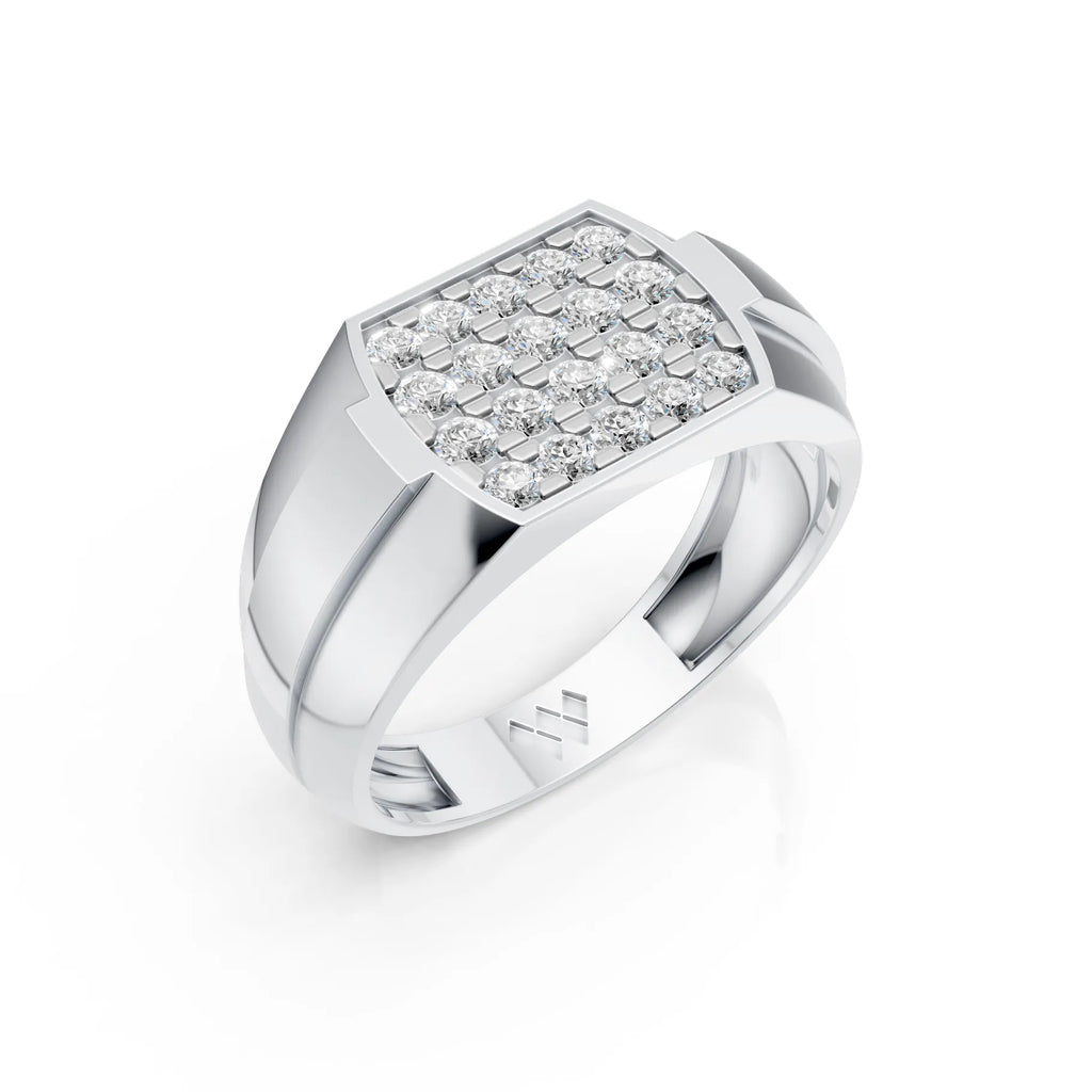 Pave Diamond Men's Ring