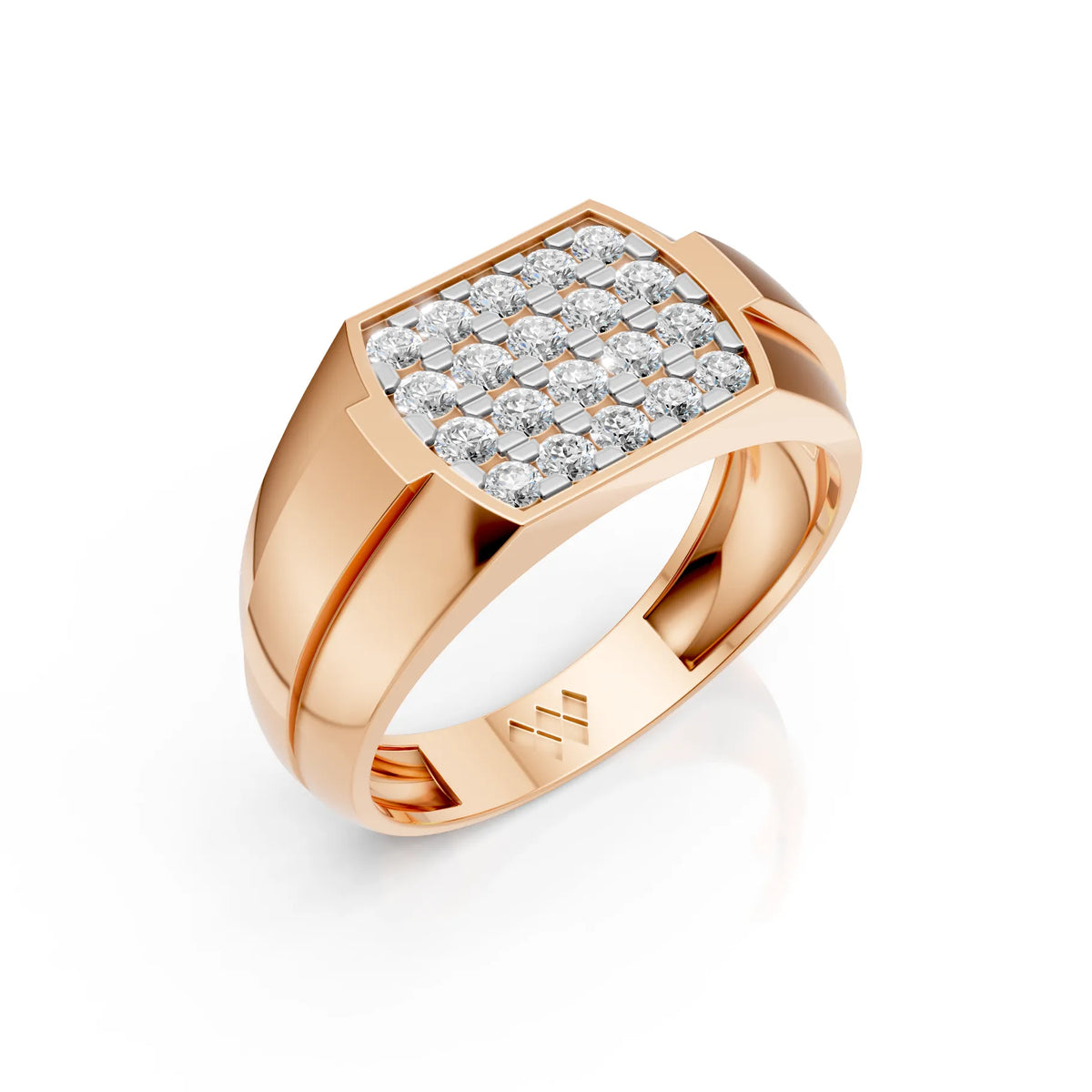 Pave Diamond Men's Ring