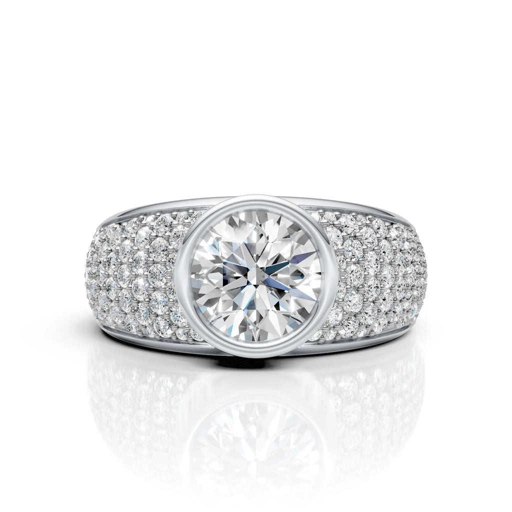 Royal Halo Bezel Ring