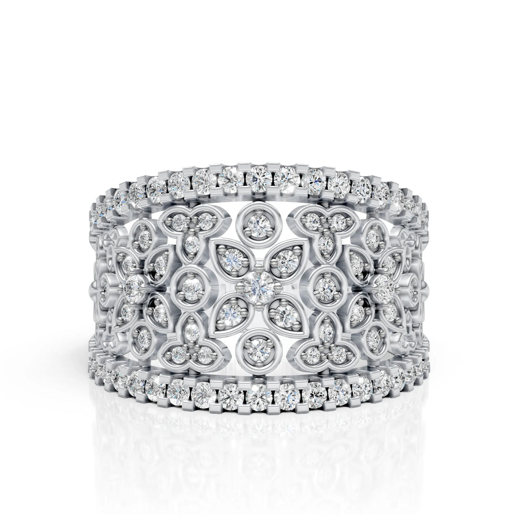 Royal Blossom Diamond Ring
