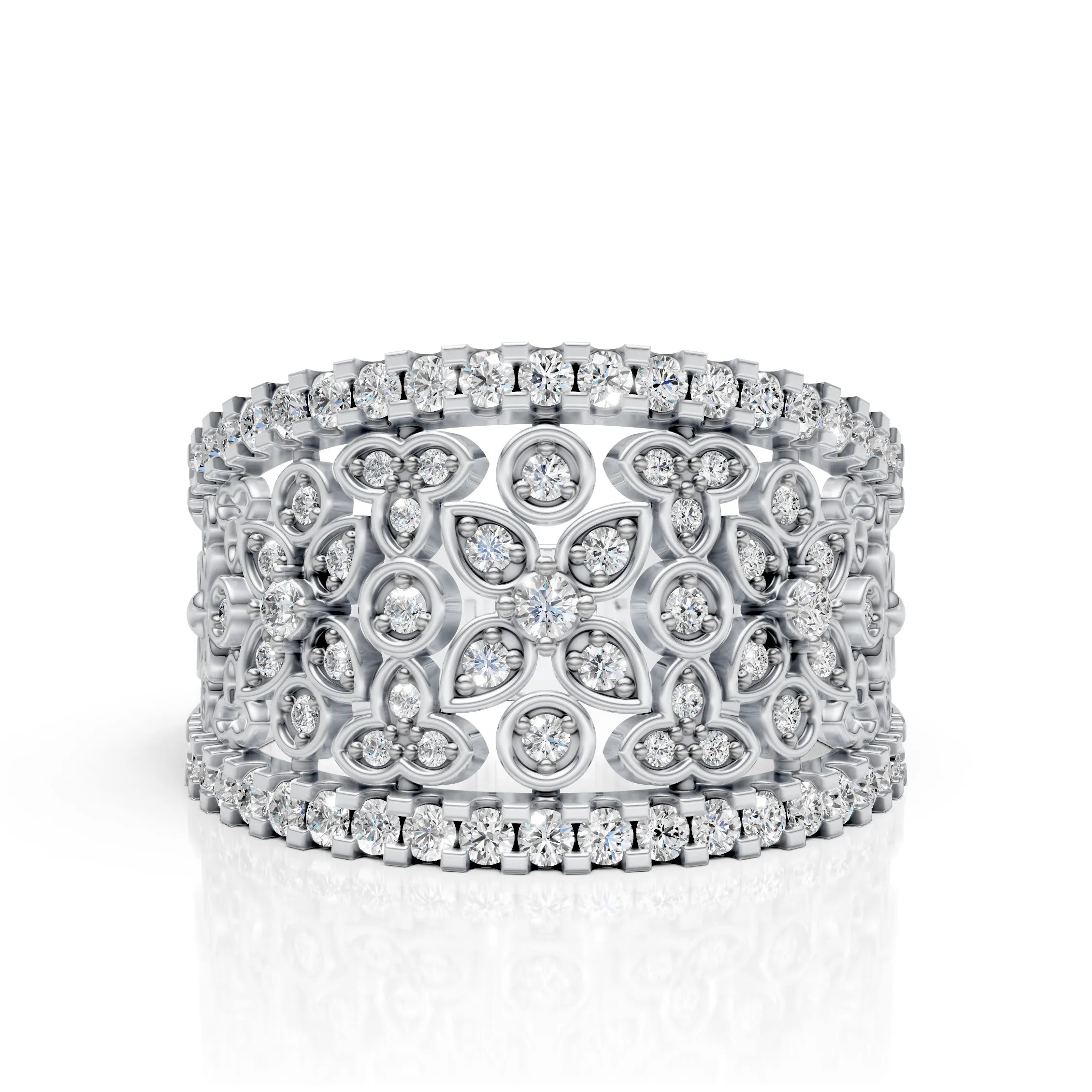 Royal Blossom Diamond Ring