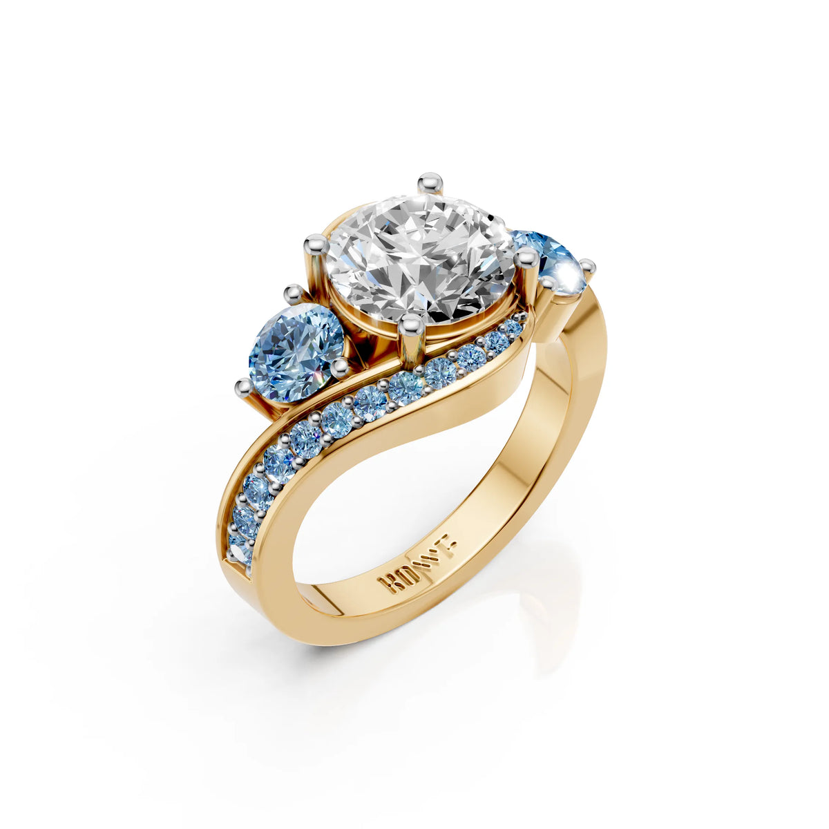 Blue Orbit Ring